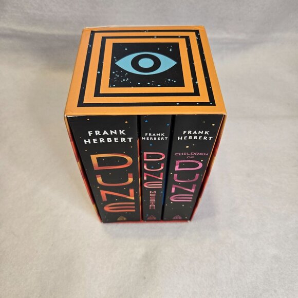 Frank Herberts Dune Saga Books 1-3 Boxed‎ Dune Box Set Sci-Fi Classic - Picture 7 of 7